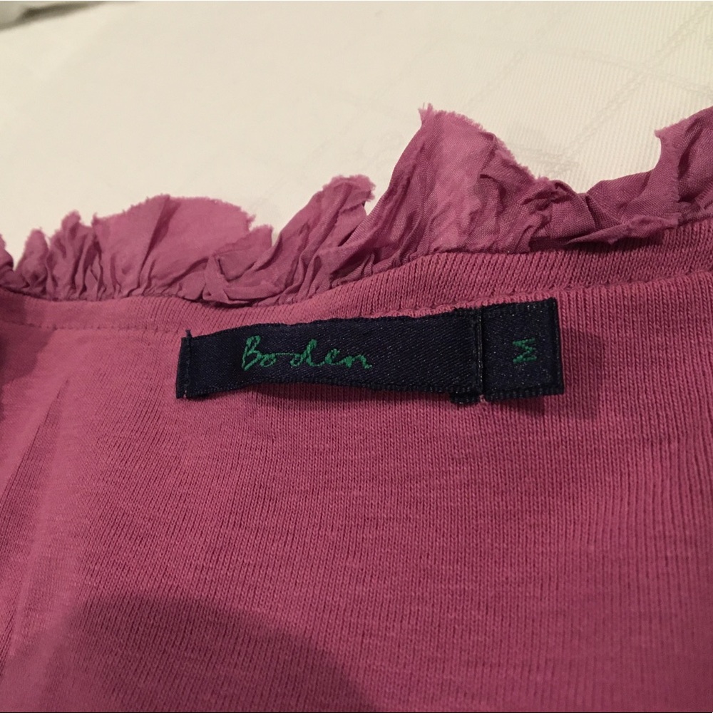 Women's Ruffled Pink Sweater - Picture 3 of 4